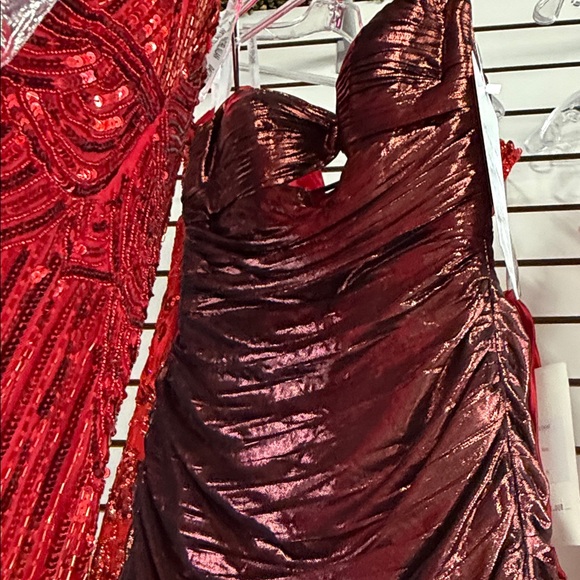 Rachel Allan Crimson Prom dress: Style 70959 - Picture 5 of 9